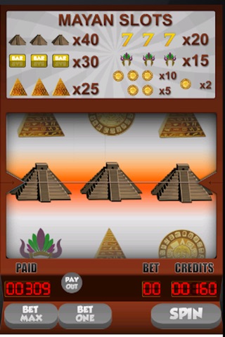 Mayan Slots HD screenshot 3