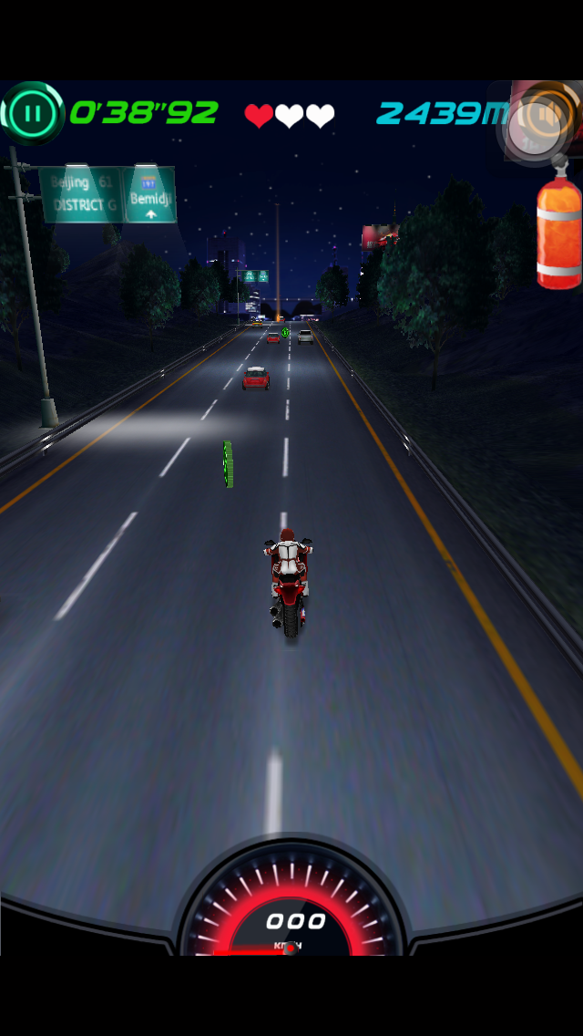 Screenshot #1 pour Speed Night Moto