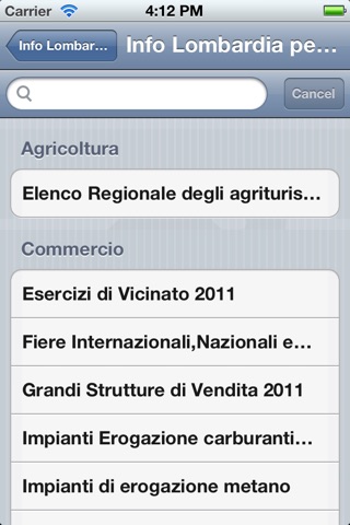 Info Lombardia screenshot 2