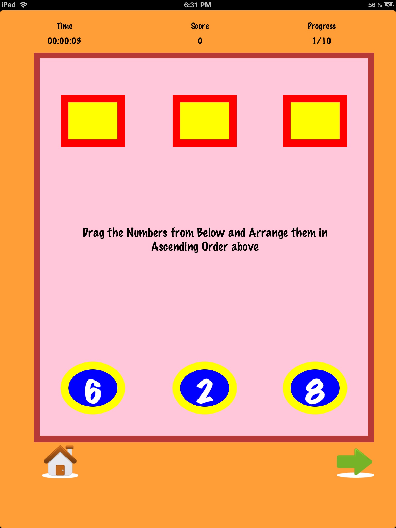 A Number Math App - practice basic elementary number facts for kindergarten, 1st and 2nd grade kids - FREE screenshot 4