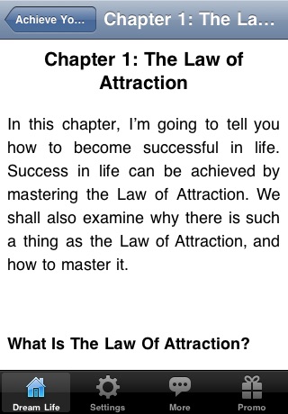 Achieve Your Dream Life with the Law of Attraction screenshot 3