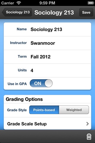 My Grades & Homework screenshot 3