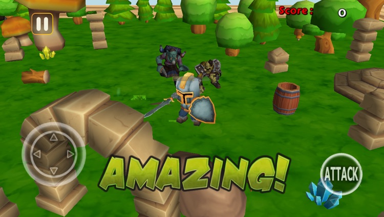 3D Tiny Fantasy Monster Horde Defense - Joy-Stick Medieval Age Defend-er Game for Free