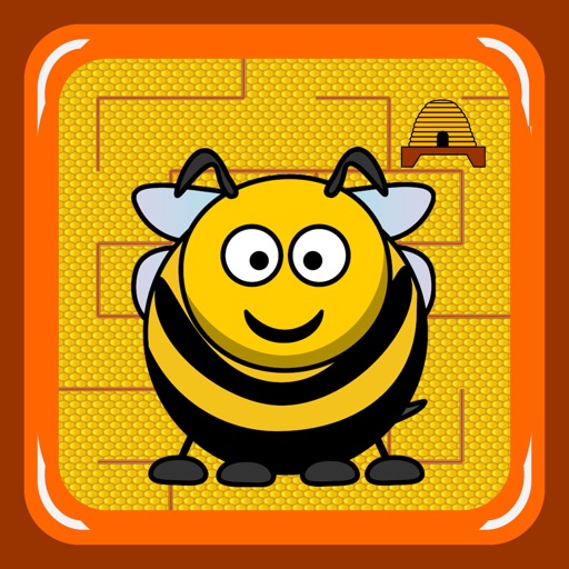 Beehive Maze Race (bee against the bear) Icon