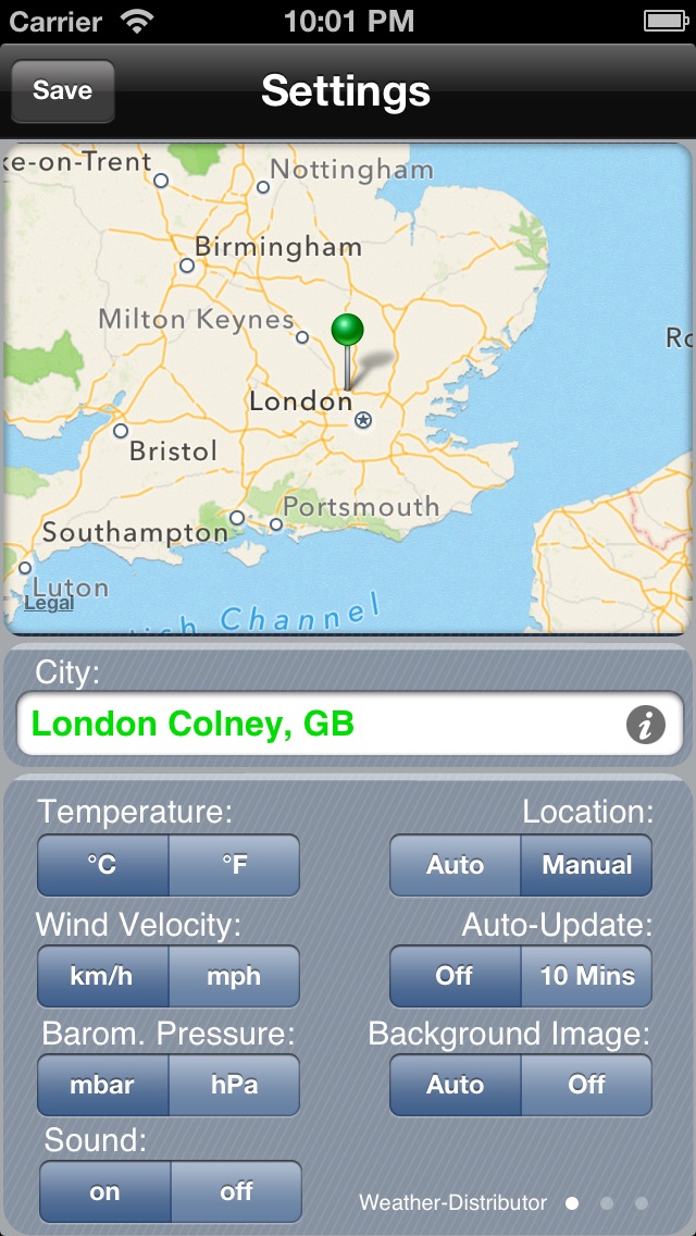 Barometer for iPhone Screenshot 1