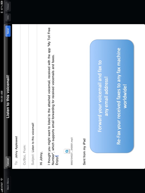 My Toll Free Number - for iPad screenshot-3