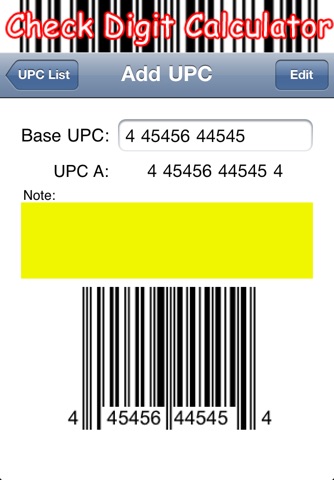 UPC Calc screenshot 3