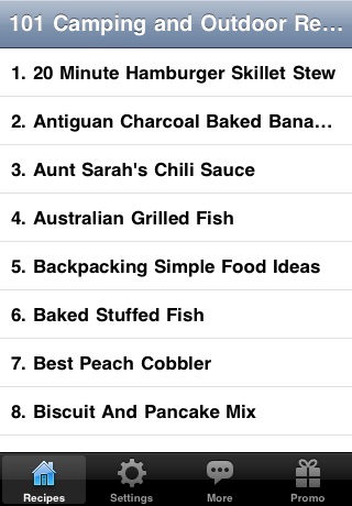 101 Camping & Outdoor Recipes