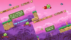 A Floppy Frog: Running & Ride the Mega Surfer Frogs with Jump Jet-Pack Rockets Game 2 screenshot #2 for iPhone