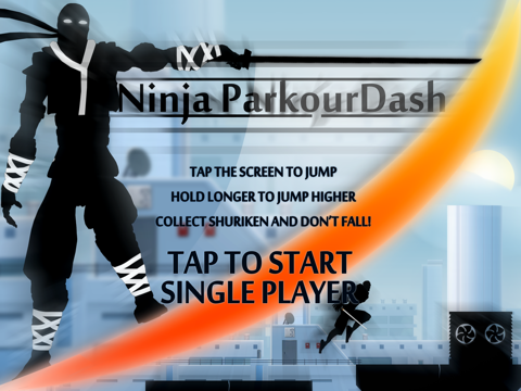 Ninja Parkour Dash: Escaping Vector Samurai & Jumping Sensei's Banzai & Throw-ing Shurikensのおすすめ画像1