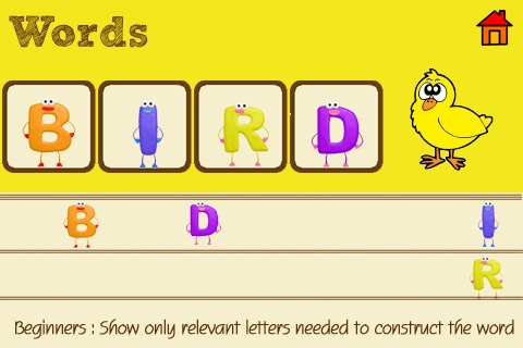 Words Free - 4 letter words and spelling  (100+ words) screenshot 2