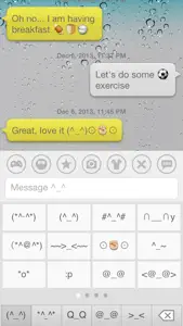 Aqua Emoji Keyboard – make emoticon smiley face in cute bubbles screenshot #3 for iPhone