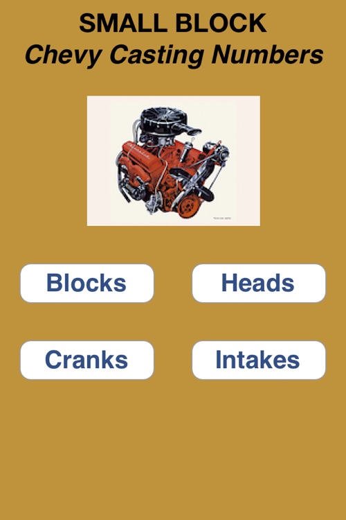 Small Block Chevy Casting Numbers