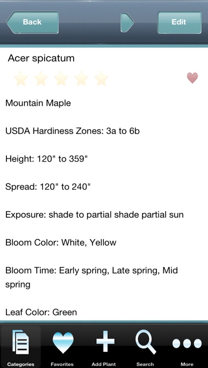 Garden Plants Database