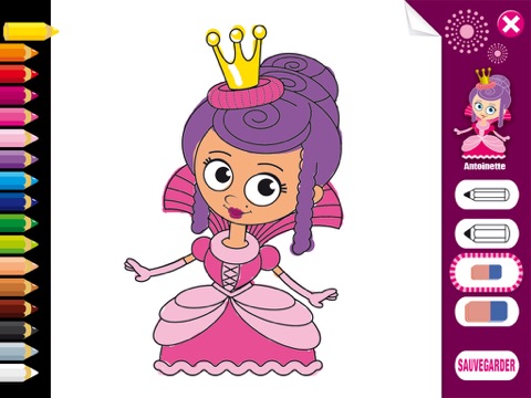 Color Princesses Lite - Jeux de coloriage pour enfants screenshot 2