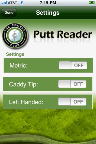 Golf Putt Reader