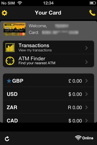 Western Union TravelWise Card screenshot 2