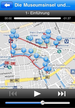 Berlin Multimedia Travel Guide in German screenshot 2
