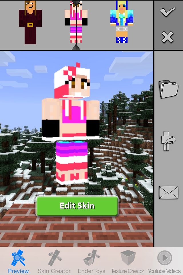 Girls Skins Pro for Minecraft Game Textures Skin screenshot 2