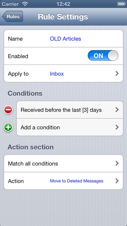 IMAP Folders Lite (auto sort mail)