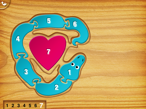 Screenshot #6 pour Mes premiers puzzles : les serpents