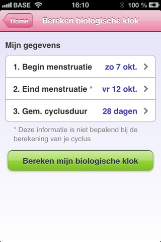 Mijn Biologische Klok België screenshot 2