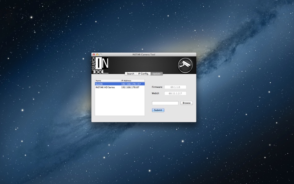 #3. INSTAR Camera Tool (macOS) 由: INSTAR Deutschland GmbH