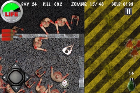 Alone World : Zombie Attack LITE screenshot 2