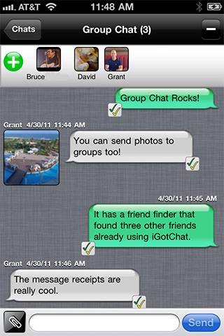 iGotChat Messenger (Chat, Group Chat, Free Text, SMS, MMS, Poke)