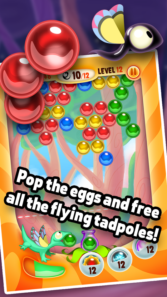 #1. Gecko Pop - Bubble Popping and Shooting Adventure (iOS) 由: TPG TECNOLOGIA DA INFORMACAO LTDA