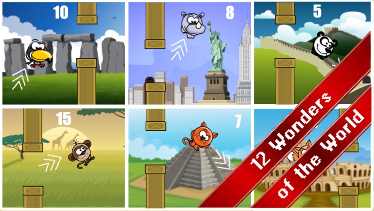 Flappy Around The Wonders Of The World