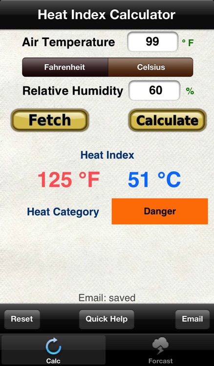 Heat Index & Heat Category