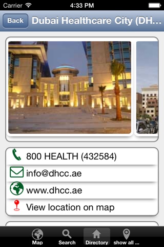 BeMap Healthcare City screenshot 4