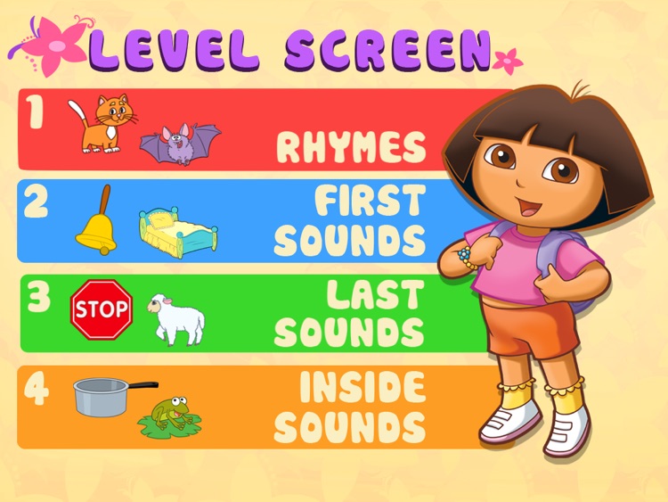Dora ABCs Vol 2: Rhyming Words HD screenshot-3
