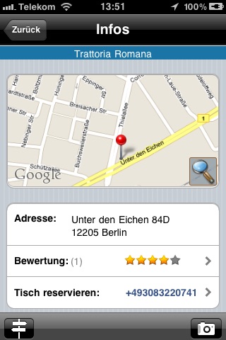 iEssen - Restaurantfinder Restaurant Kritik Essen gehen in der Umgebung screenshot 3