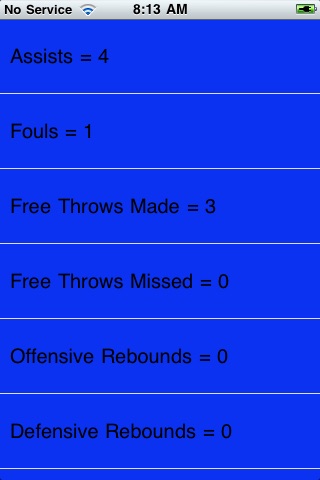 Quick Stats Basketball screenshot 4