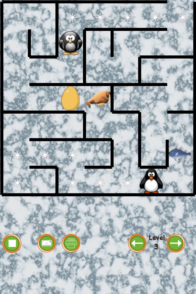 Penguin Maze Race (find the egg) screenshot 2