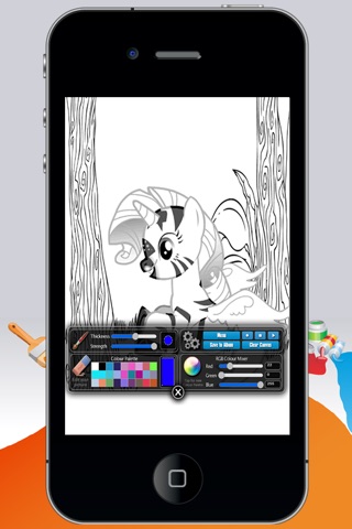 Coloring Book Pony screenshot 3