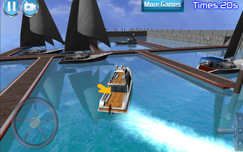 3D Boat Parking Racing Sim screenshot 4