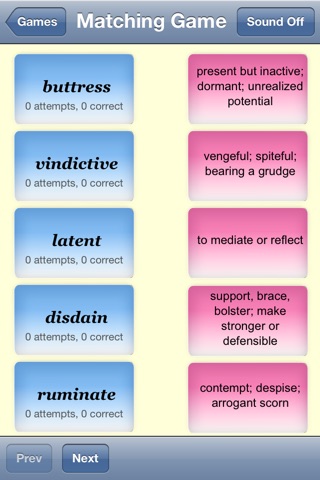 Ninth Grade English Flash Card Vocabulary screenshot 4