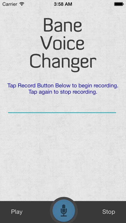 Voice Changer - Bane Edition