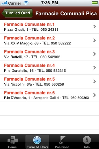 Farmacie Comunali Pisa screenshot 3