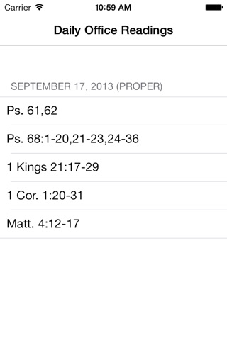 BCP: Daily Office Readings screenshot 2