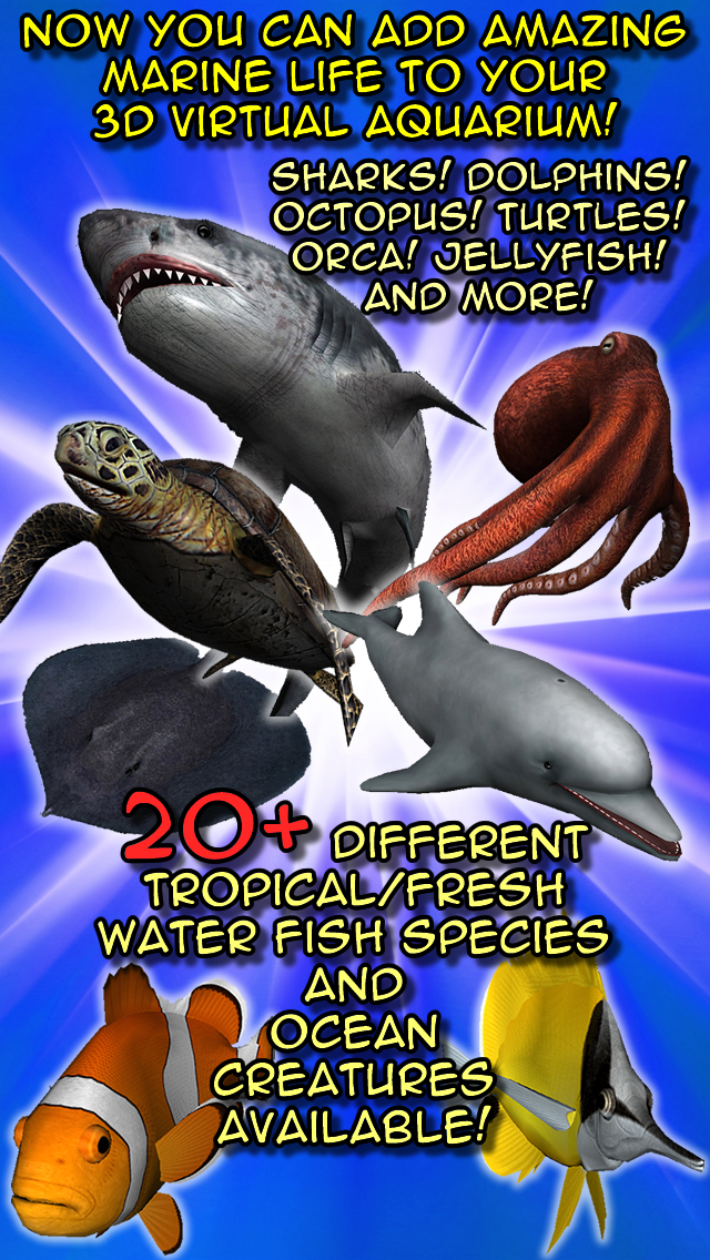 my Fish 3D Virtual Aquarium FREE Screenshot 1