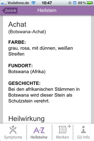 GU-Heilen mit Edelsteinen screenshot 3