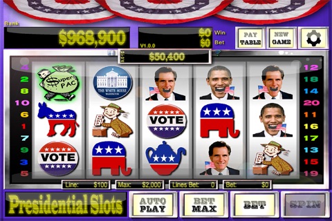 Free Presidential Slots screenshot 2