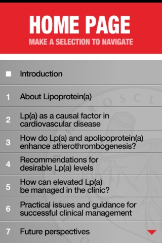 Lipoprotein(a), Atherosclerosis & Cardiovascular Disease Clinician's Handbook screenshot 2