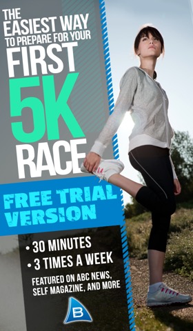 Ease into 5K - Free, run walk interval training program, GPS trackerのおすすめ画像1