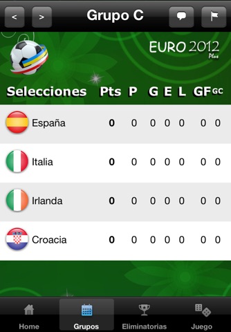 Euro 2012 Plus - Predictions Game screenshot 2
