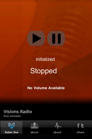 visionsradio screenshot 2